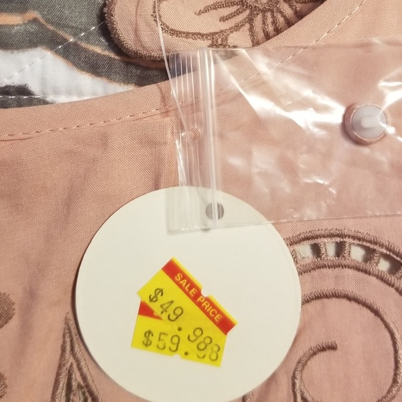 Womens ODDY Pinky-Mauve Dress Size M Keyhole Back - Picture 3 of 4